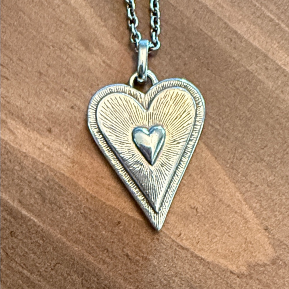 Brighton Silver Heart Necklace - Picture 4 of 5